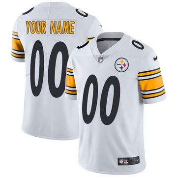 Custom Pittsburgh Steelers white Vapor jersey
