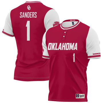 Cydney Sanders Oklahoma Sooners crimson jersey