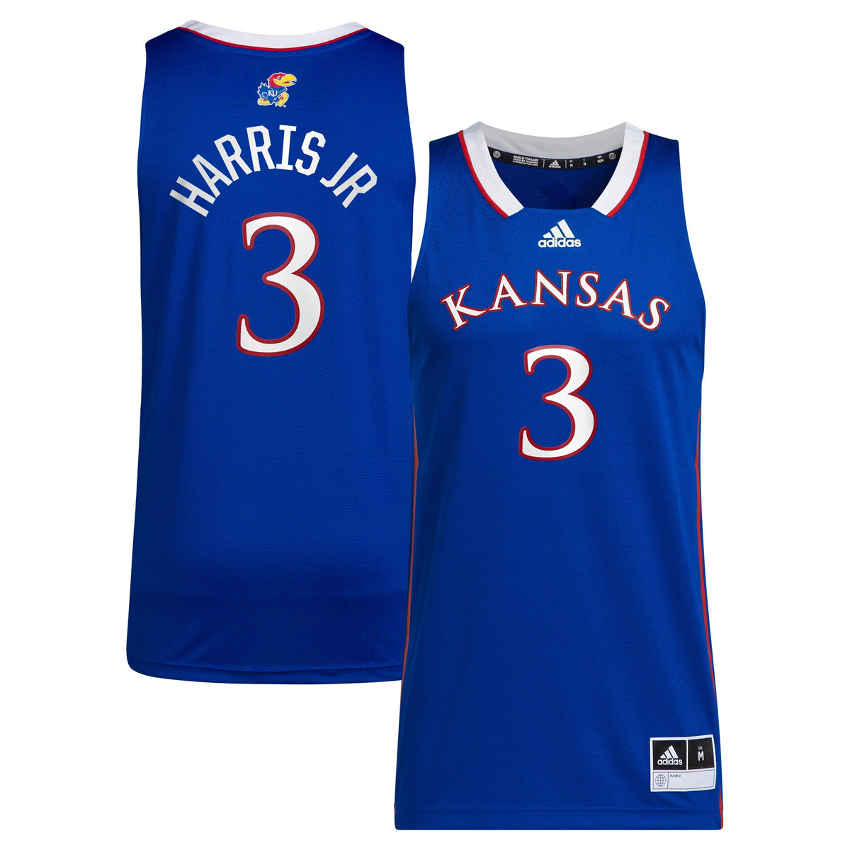 Dajuan Harris Jr Kansas Jayhawks royal jersey