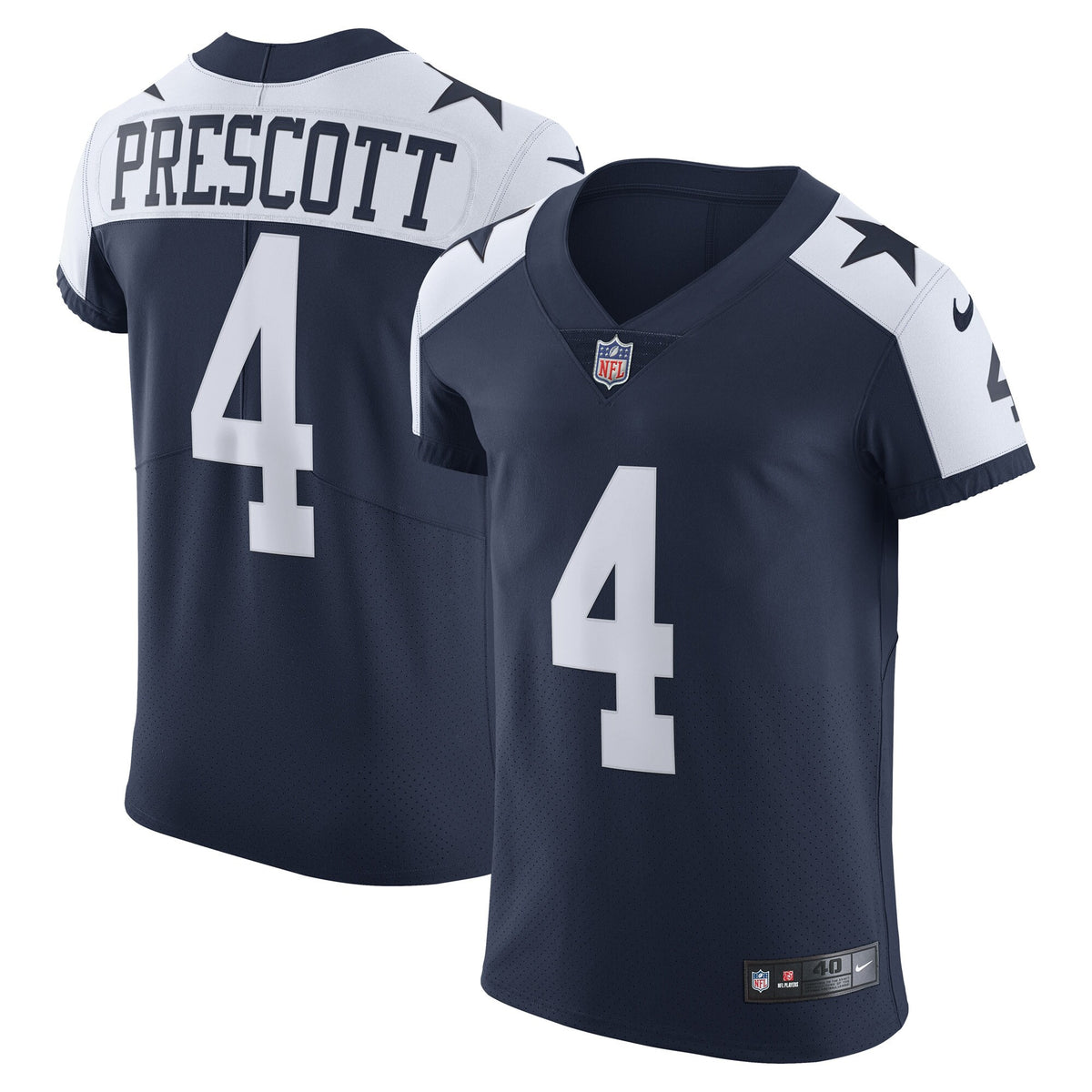 Dak Prescott Dallas Cowboys navy Vapor jersey