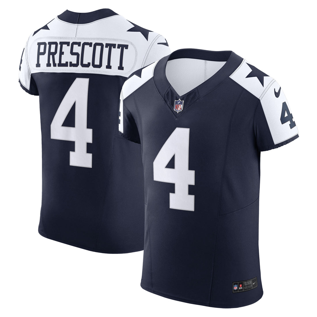 Dak Prescott Dallas Cowboys navy Vapor jersey