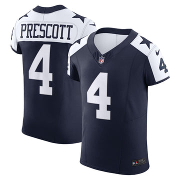 Dak Prescott Dallas Cowboys navy Vapor jersey