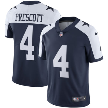 Dak Prescott Dallas Cowboys navy Vapor jersey