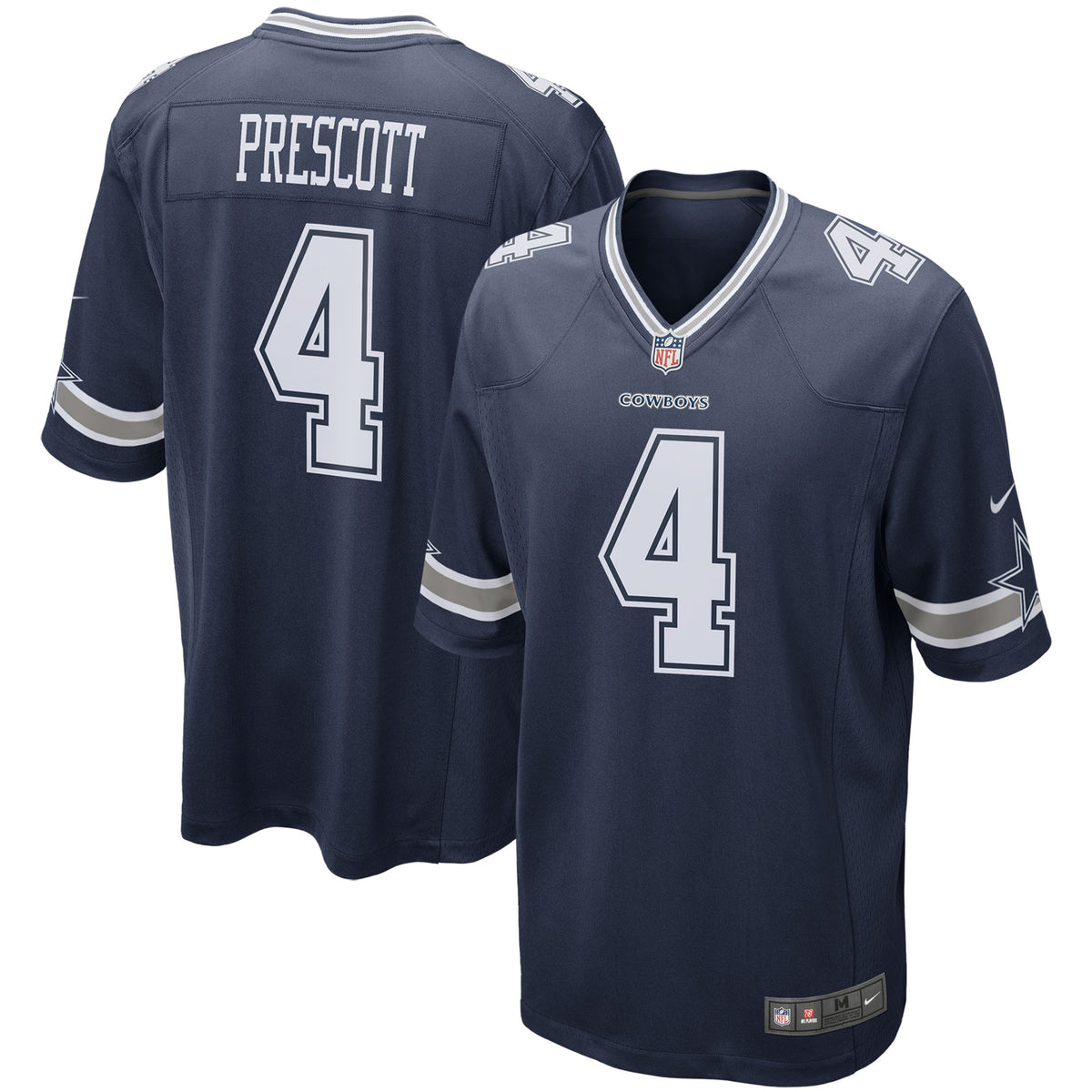 Dak Prescott Dallas Cowboys navy Game jersey