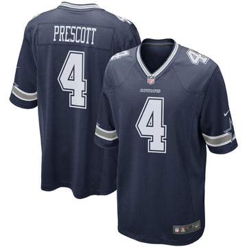 Dak Prescott Dallas Cowboys navy Game jersey