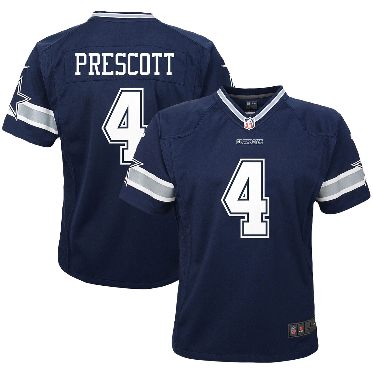 Dak Prescott Dallas Cowboys navy jersey