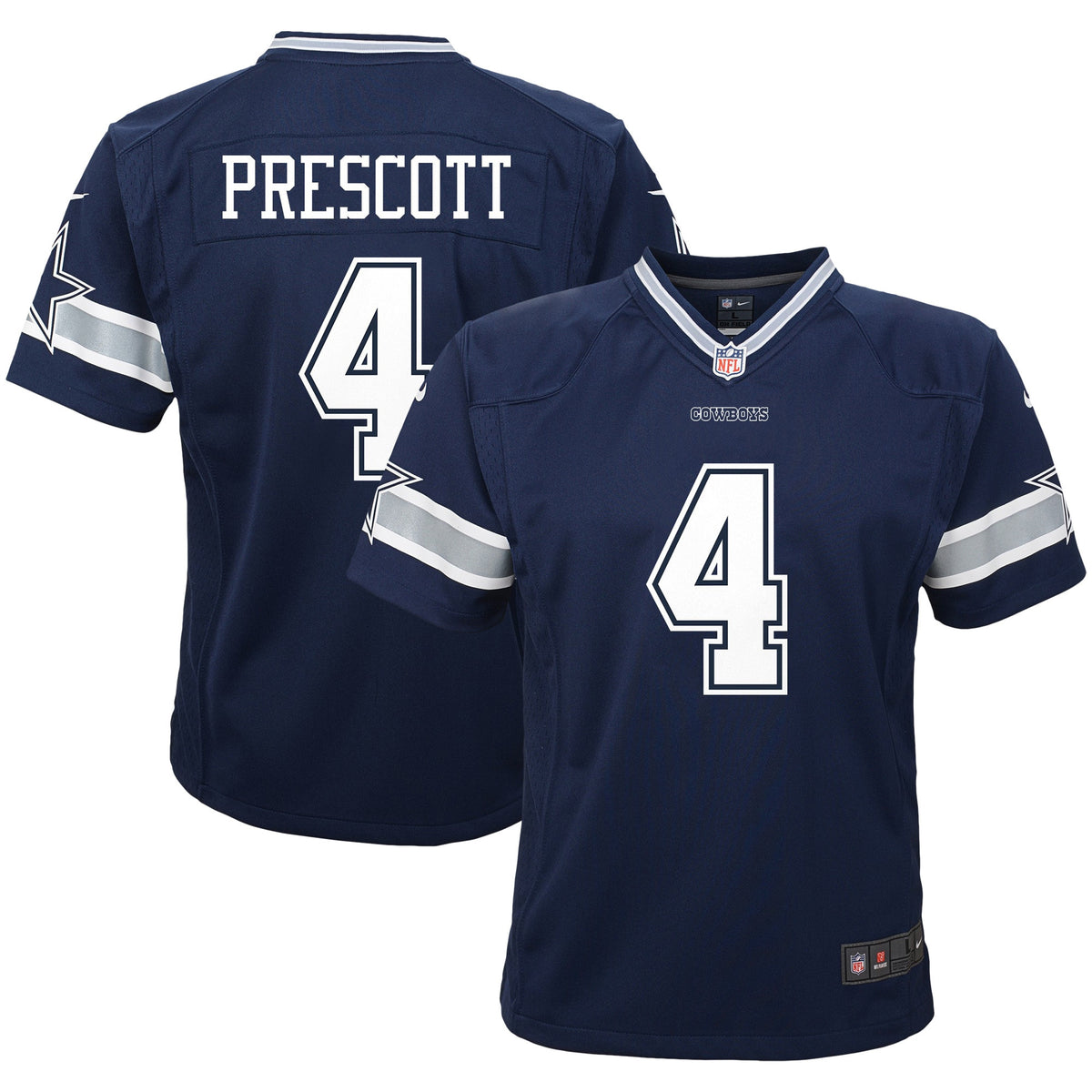 Dak Prescott Dallas Cowboys navy jersey