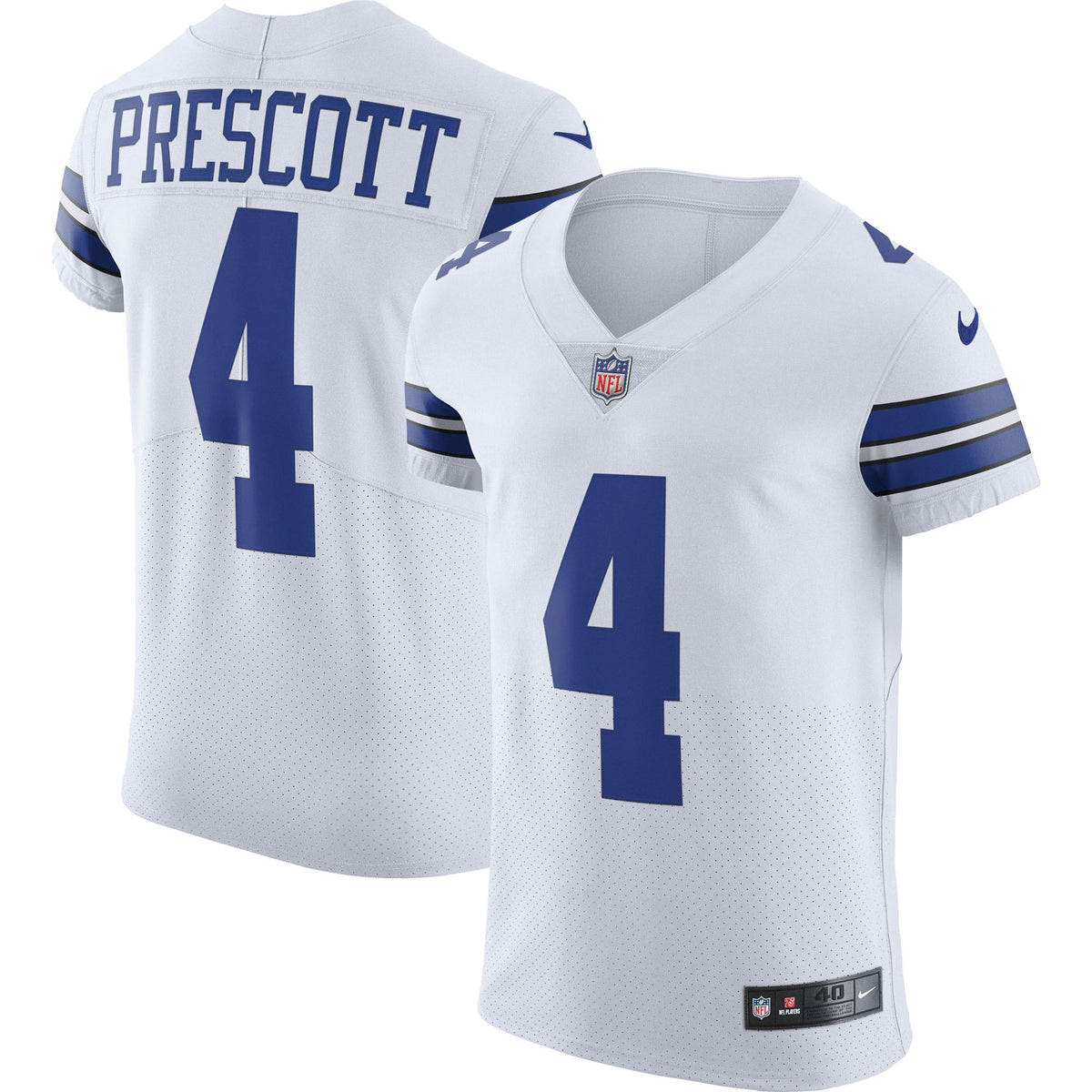 Dak Prescott Dallas Cowboys white Vapor jersey