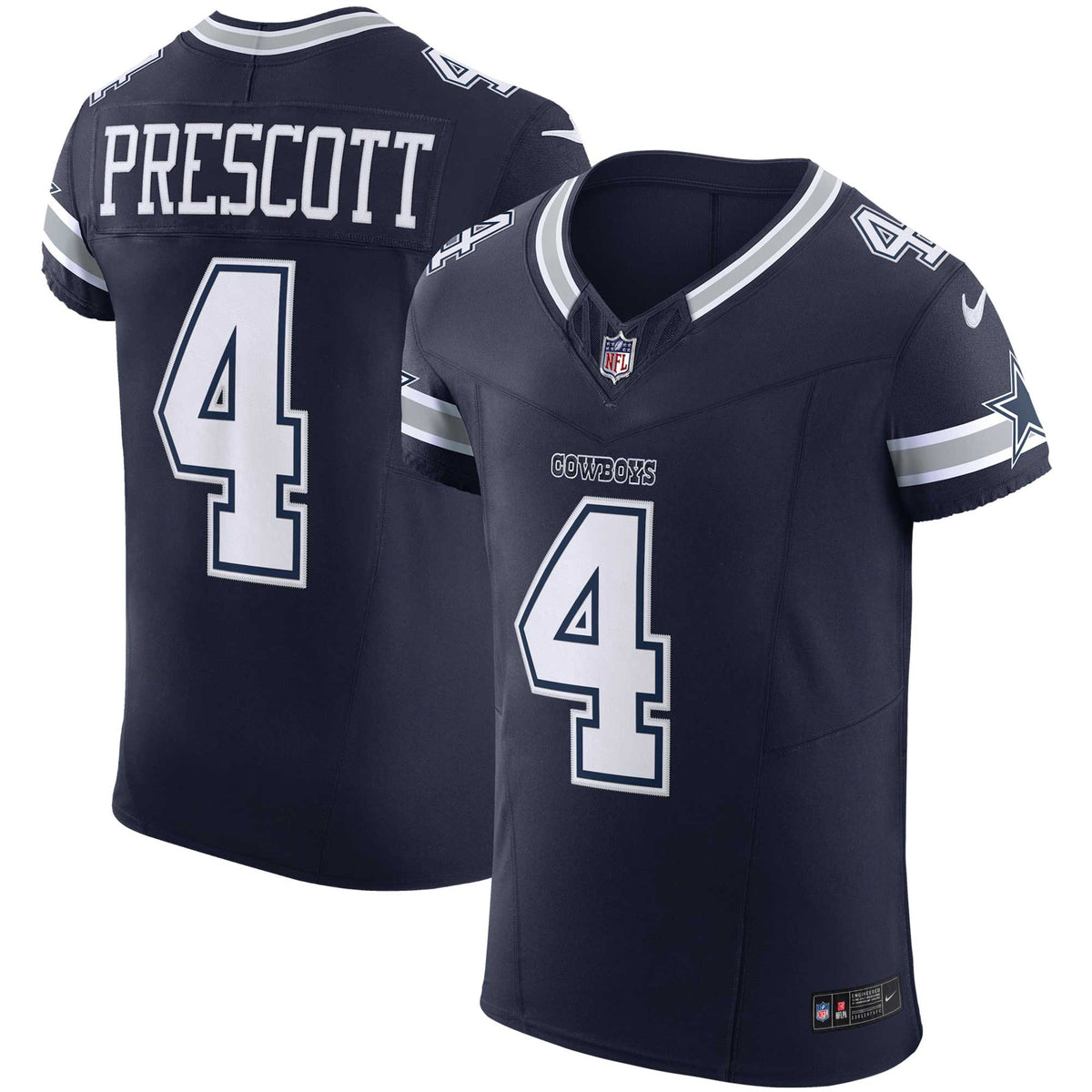 Dak Prescott Dallas Cowboys navy Vapor jersey