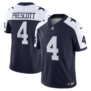 Dak Prescott Dallas Cowboys navy Vapor jersey
