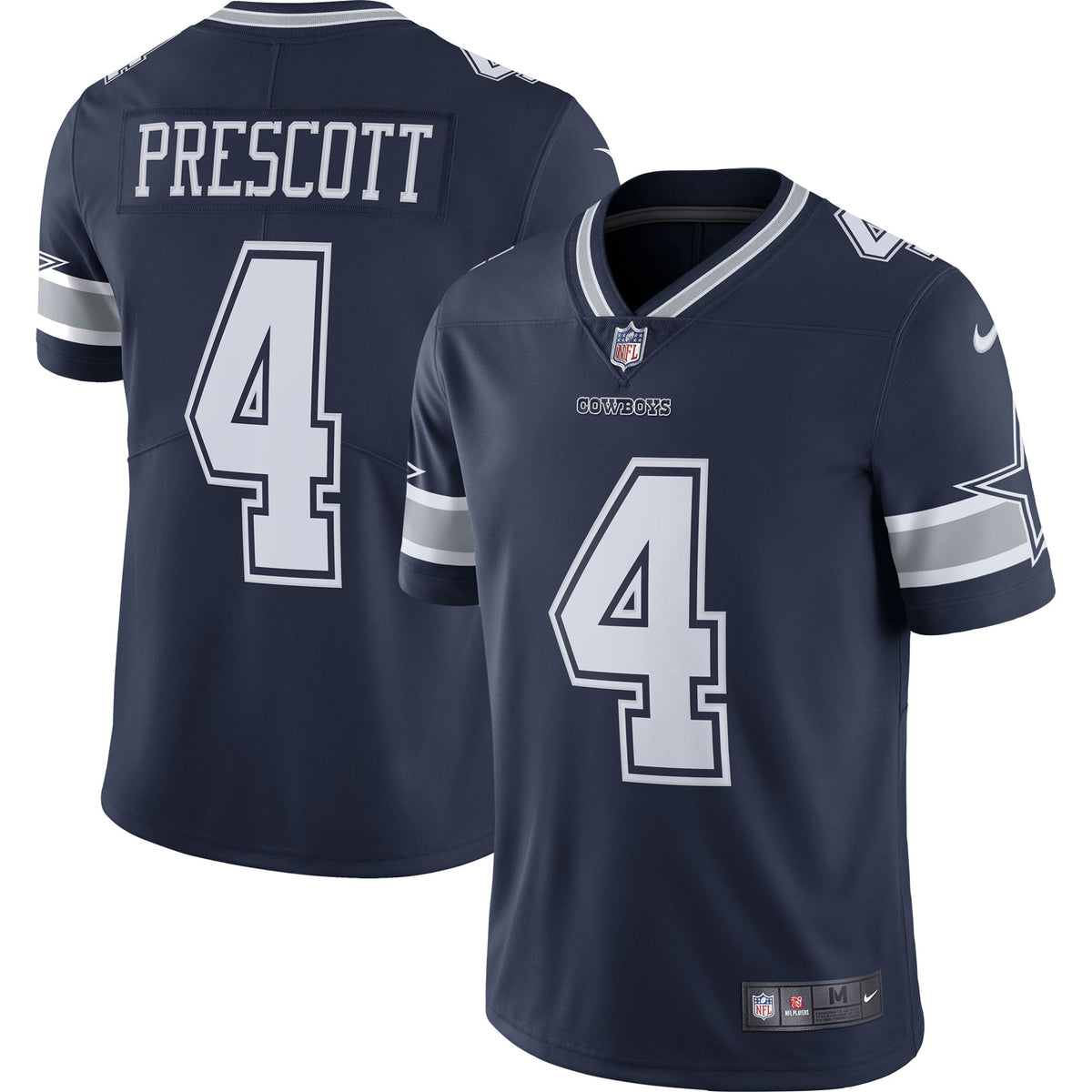 Dak Prescott Dallas Cowboys navy Vapor jersey