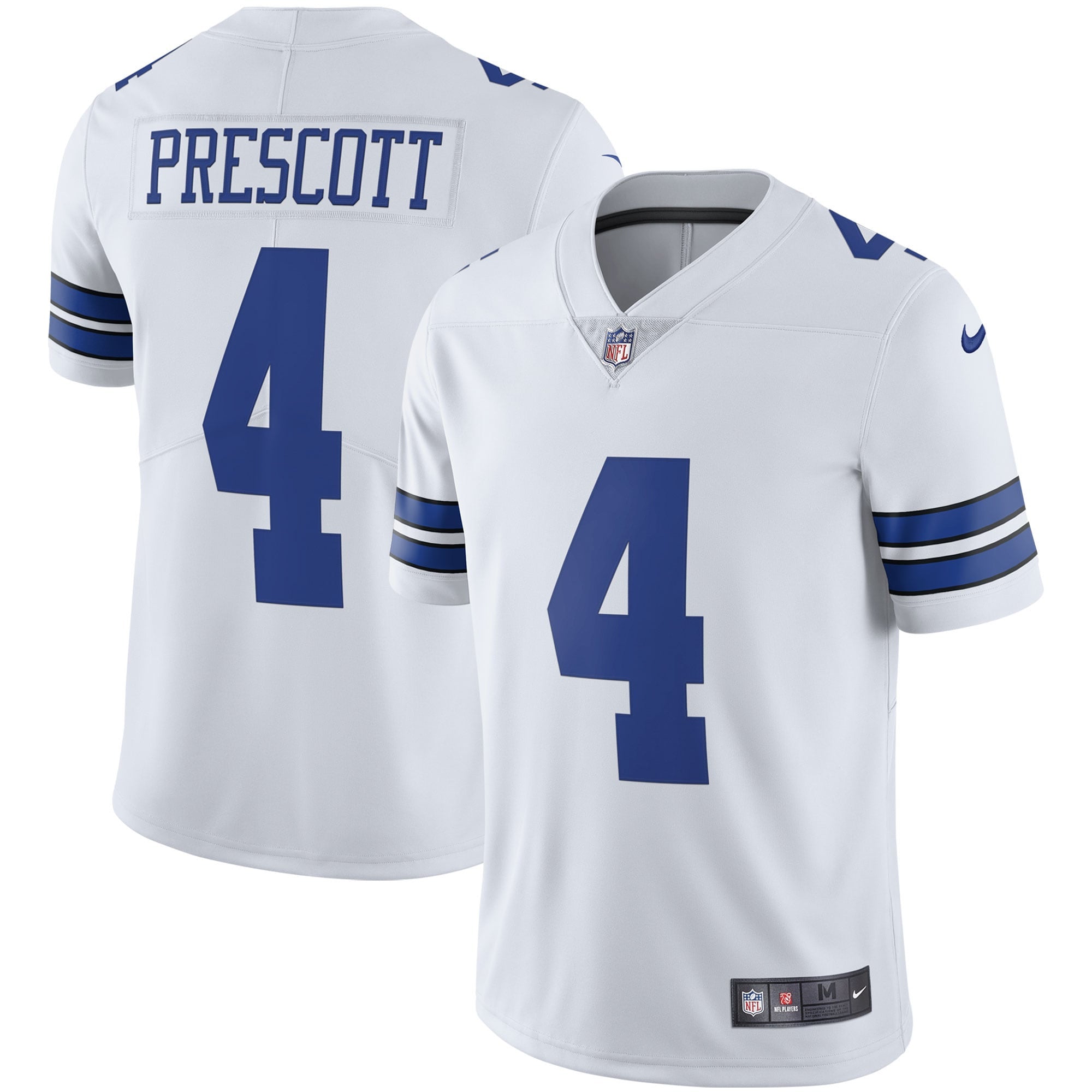 Dak Prescott Dallas Cowboys white Vapor jersey
