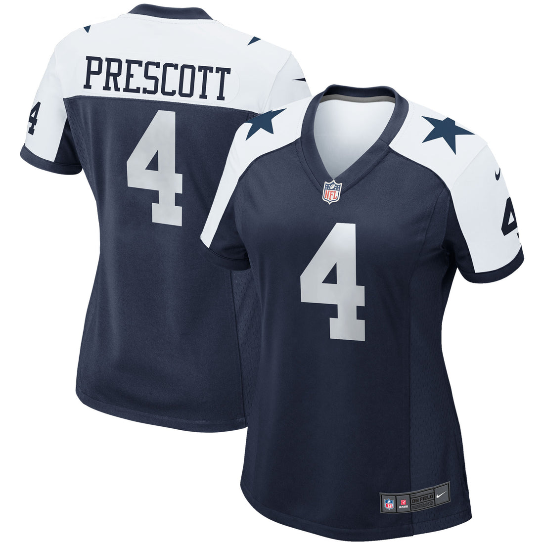 Dak Prescott Dallas Cowboys navy Game jersey