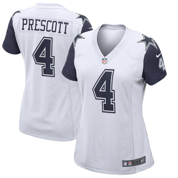 Dak Prescott Dallas Cowboys white Alternate jersey