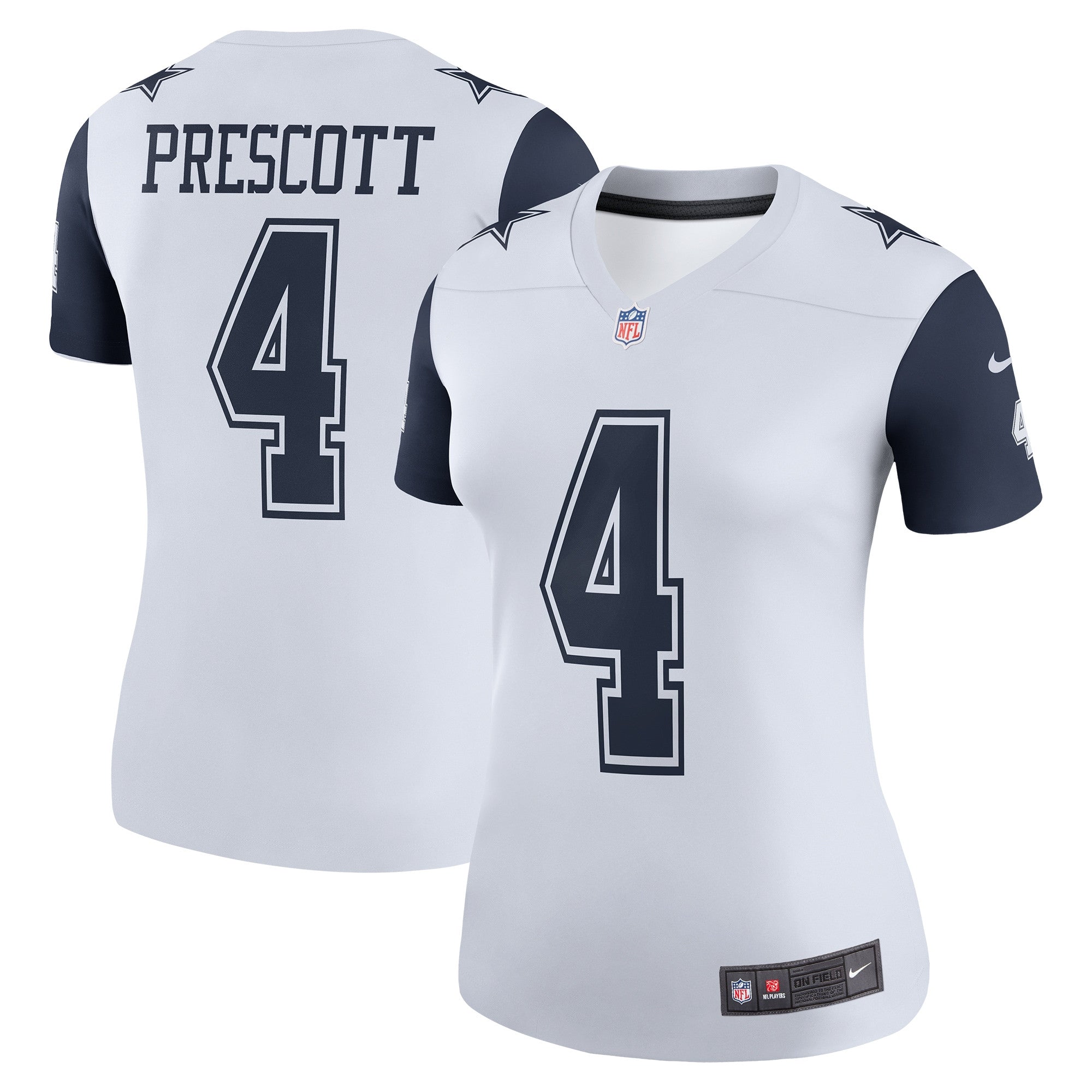 Dak Prescott Dallas Cowboys white Color Rush jersey