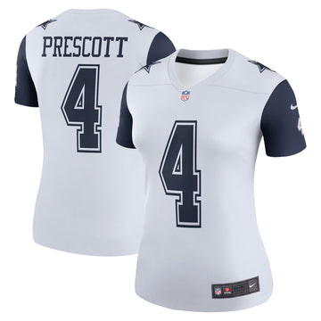 Dak Prescott Dallas Cowboys white Color Rush jersey