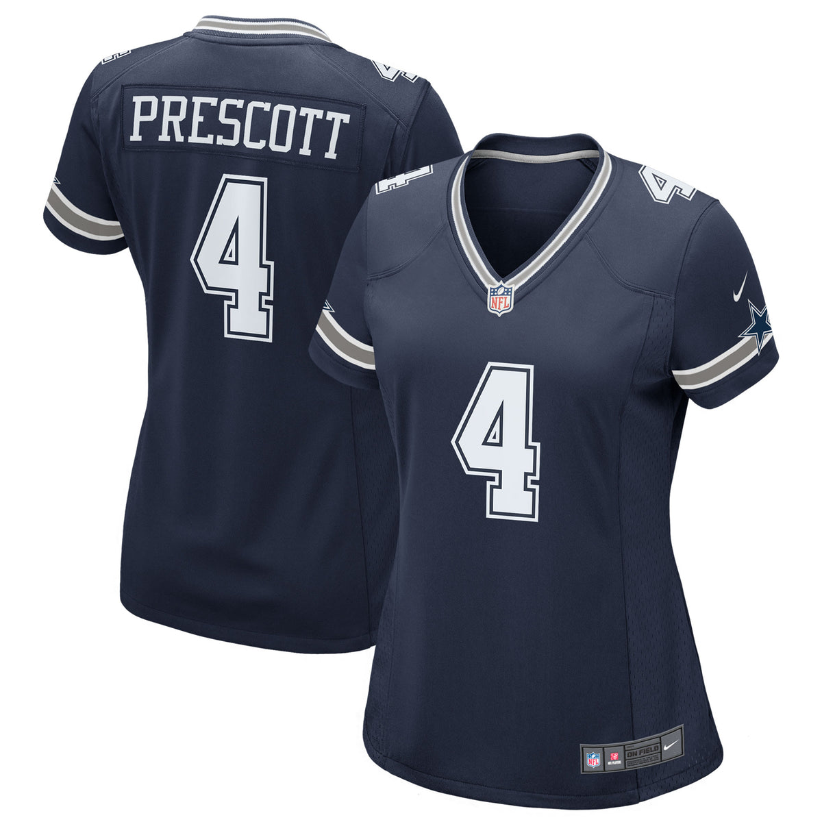 Dak Prescott Dallas Cowboys navy Game jersey