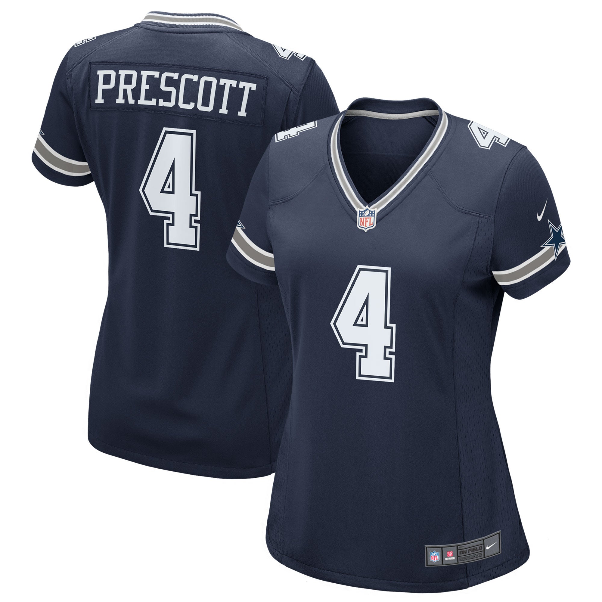 Dak Prescott Dallas Cowboys navy Game jersey