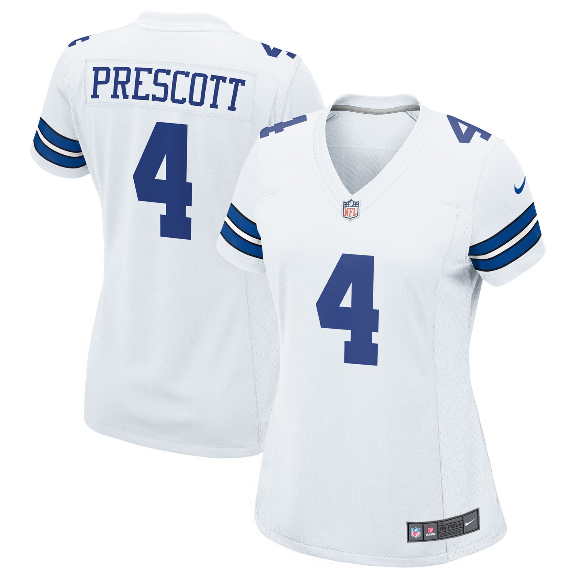 Dak Prescott Dallas Cowboys white jersey