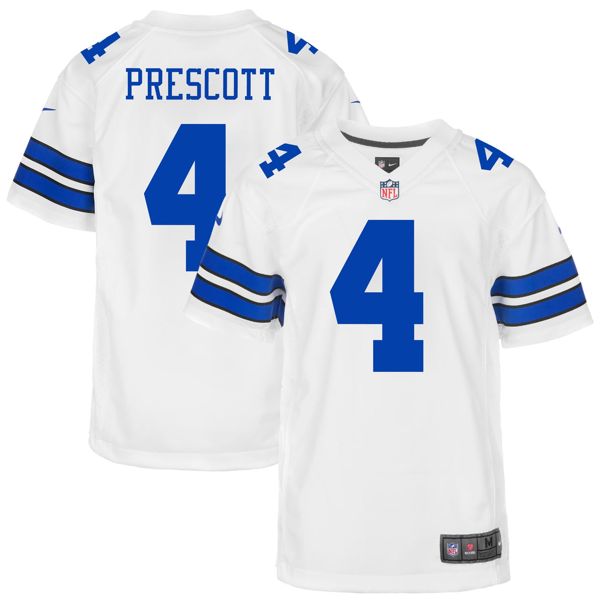 Dak Prescott Dallas Cowboys white jersey
