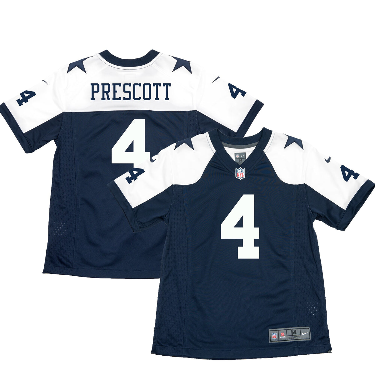 Dak Prescott Dallas Cowboys navy Throwback jersey
