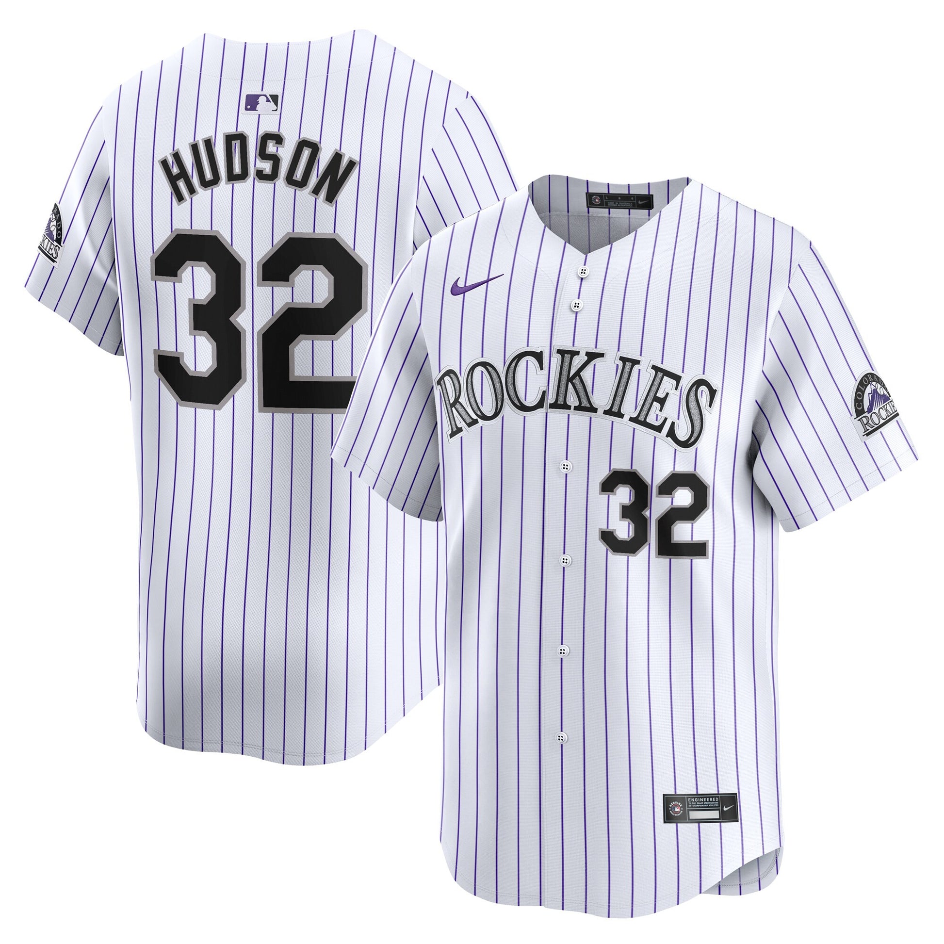 Dakota Hudson Colorado Rockies white Limited jersey
