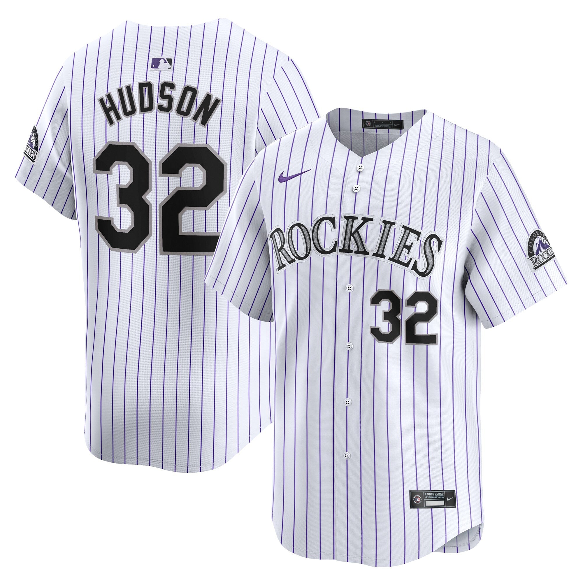 Dakota Hudson Colorado Rockies white Limited jersey