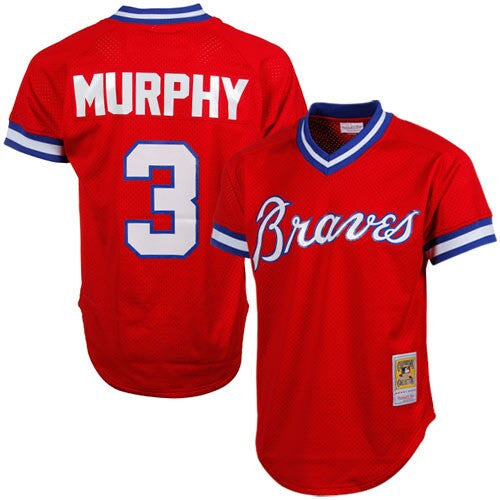 Dale Murphy Atlanta Braves red Cooperstown jersey