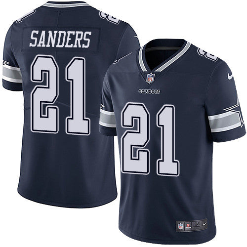 Deion Sanders Dallas Cowboys navy Vapor jersey