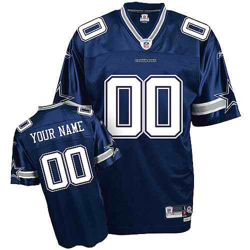 Custom Dallas Cowboys blue jersey
