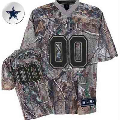 Custom Dallas Cowboys camo Camo jersey
