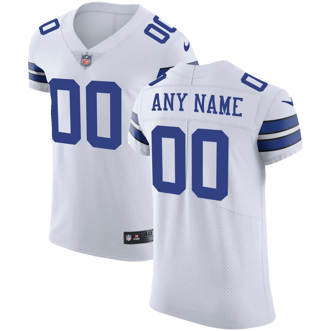 Dallas Cowboys white Vapor jersey