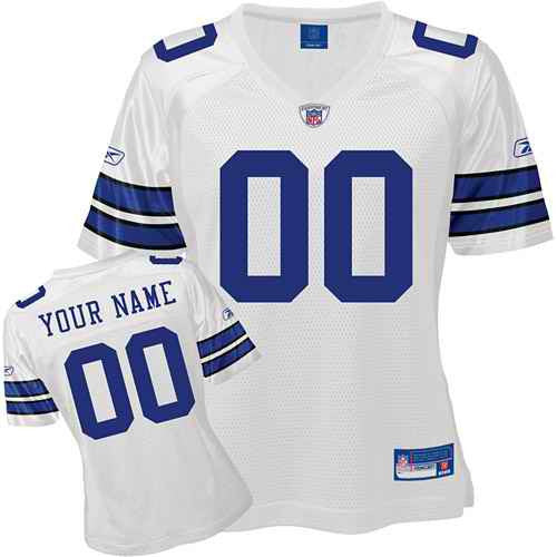Custom Dallas Cowboys white jersey
