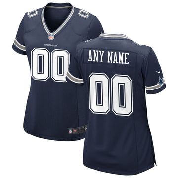 Custom Dallas Cowboys navy jersey