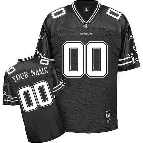 Custom Dallas Cowboys black jersey