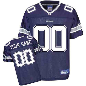 Custom Dallas Cowboys blue jersey
