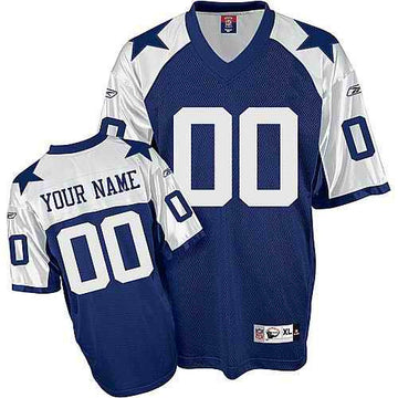 Custom Dallas Cowboys blue jersey