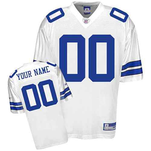 Custom Dallas Cowboys white jersey