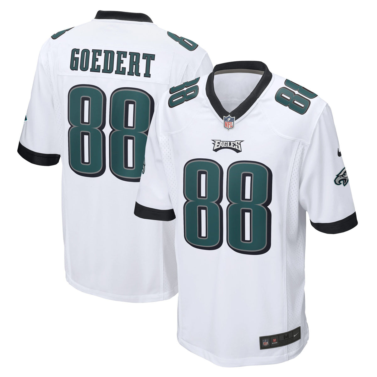 Dallas Goedert Philadelphia Eagles white Game jersey