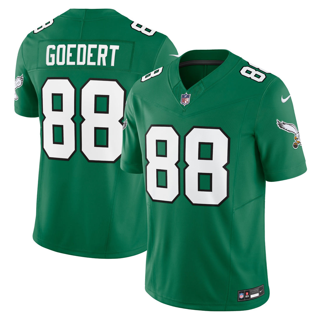 Dallas Goedert Philadelphia Eagles green Vapor jersey