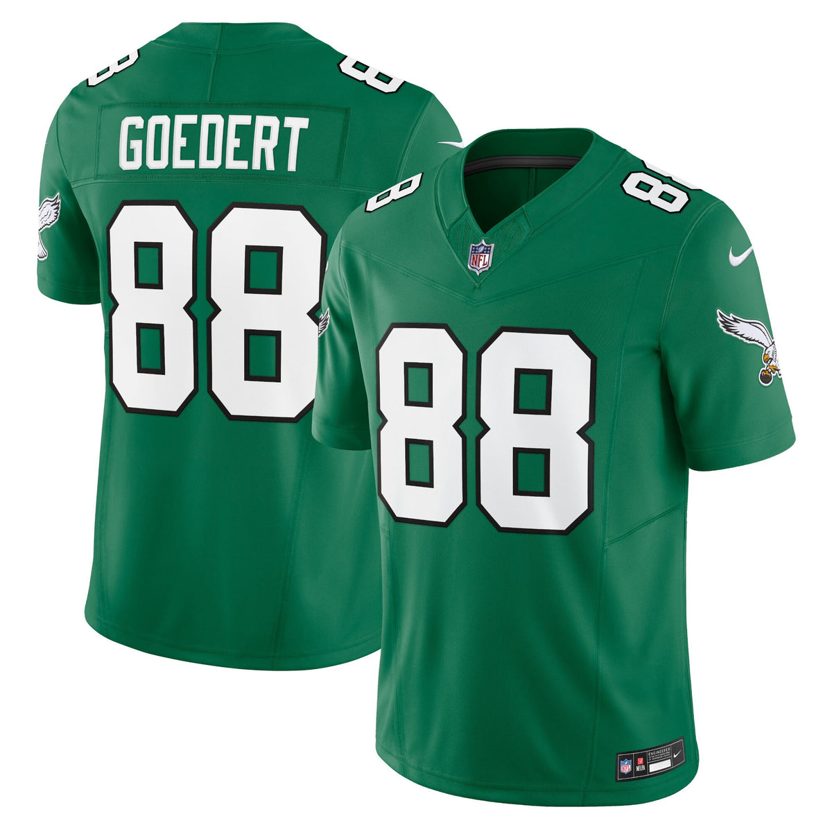 Dallas Goedert Philadelphia Eagles green Vapor jersey