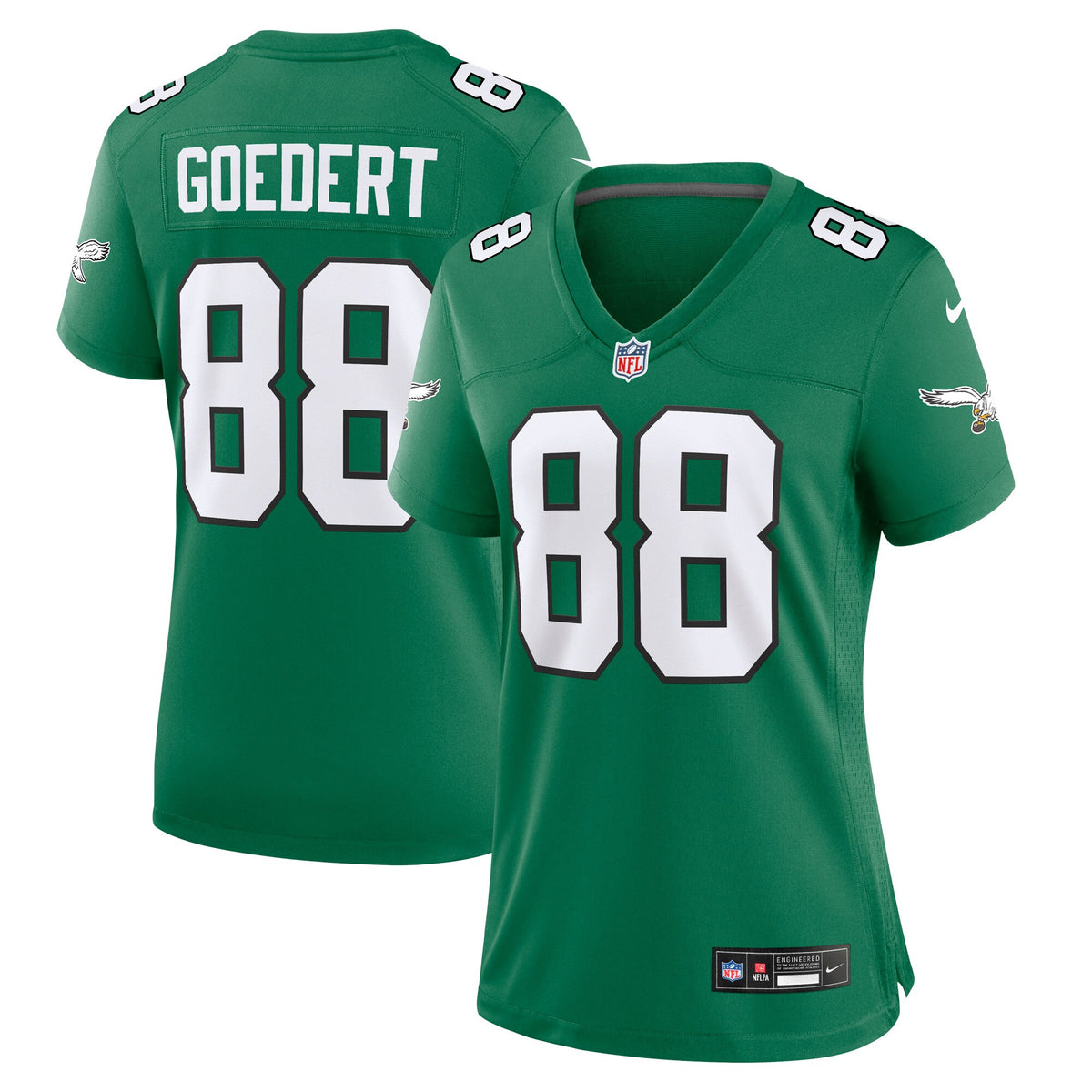 Dallas Goedert Philadelphia Eagles green Alternate jersey