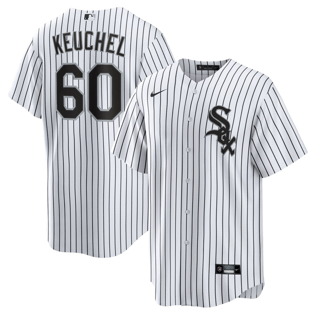 Dallas Keuchel Chicago White Sox white Home jersey