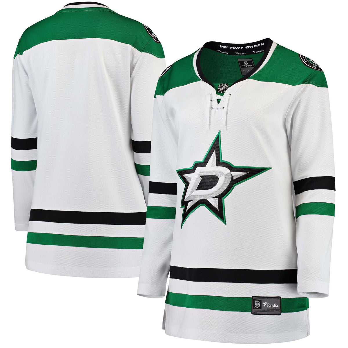Dallas Stars white Away jersey
