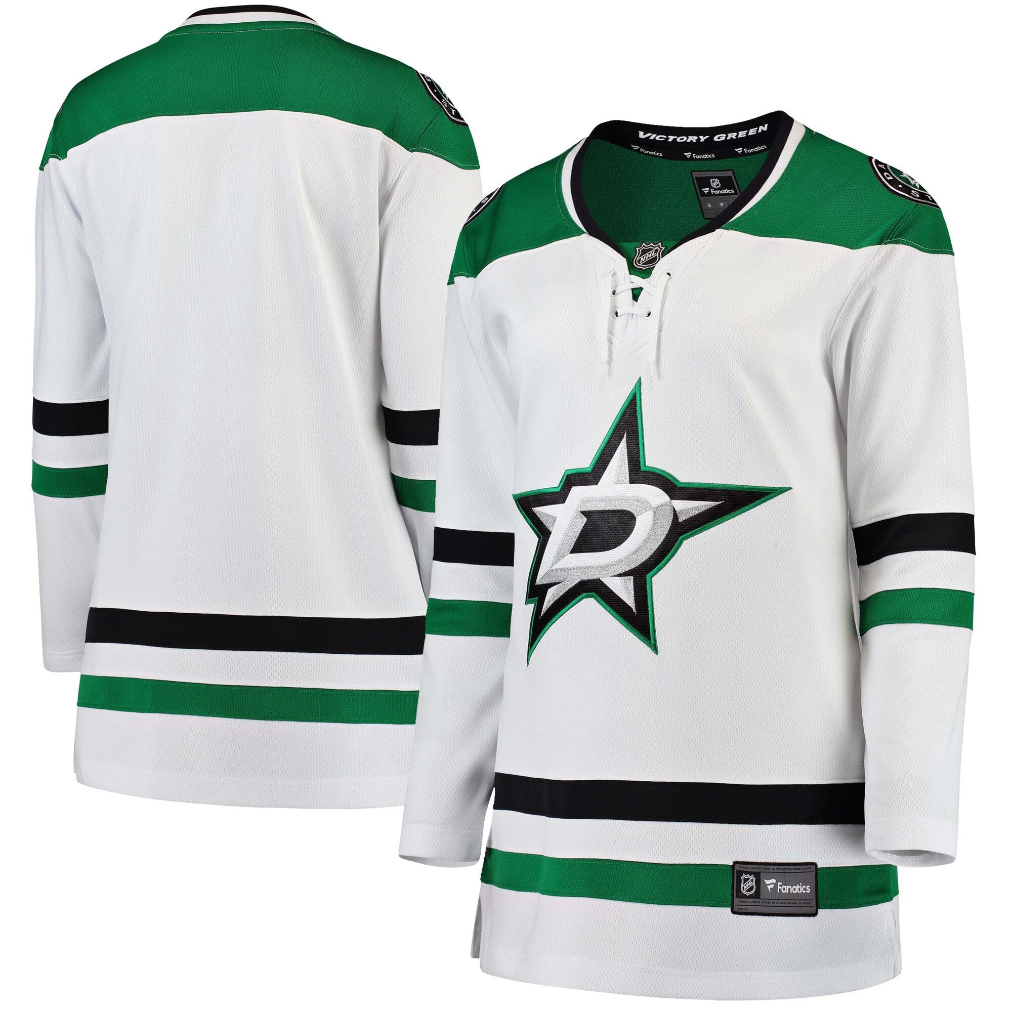Dallas Stars white Away jersey