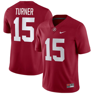 Dallas Turner Alabama Crimson Tide crimson jersey