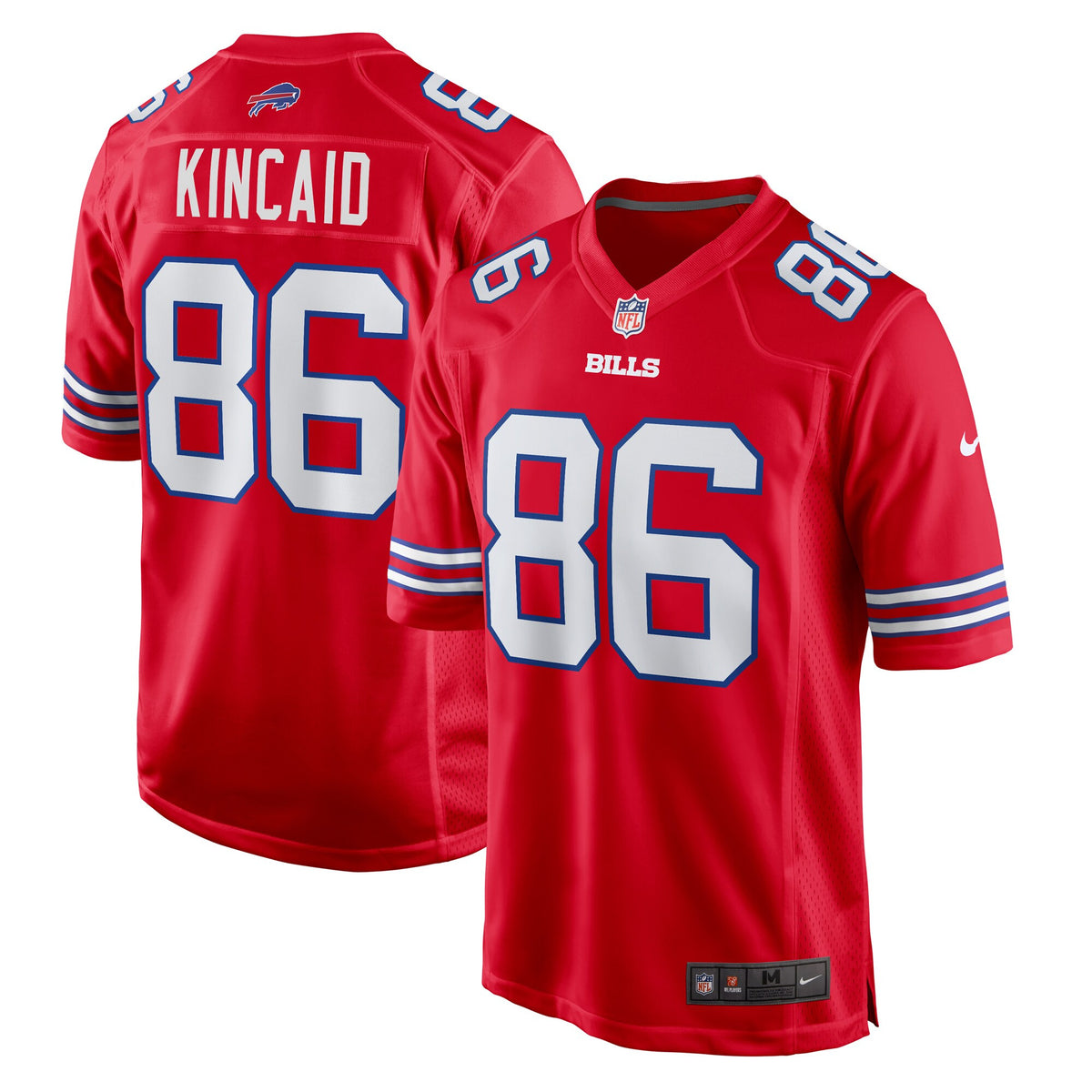 Dalton Kincaid Buffalo Bills red Alternate jersey