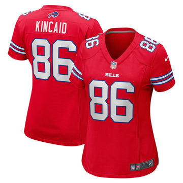 Dalton Kincaid Buffalo Bills red Alternate jersey