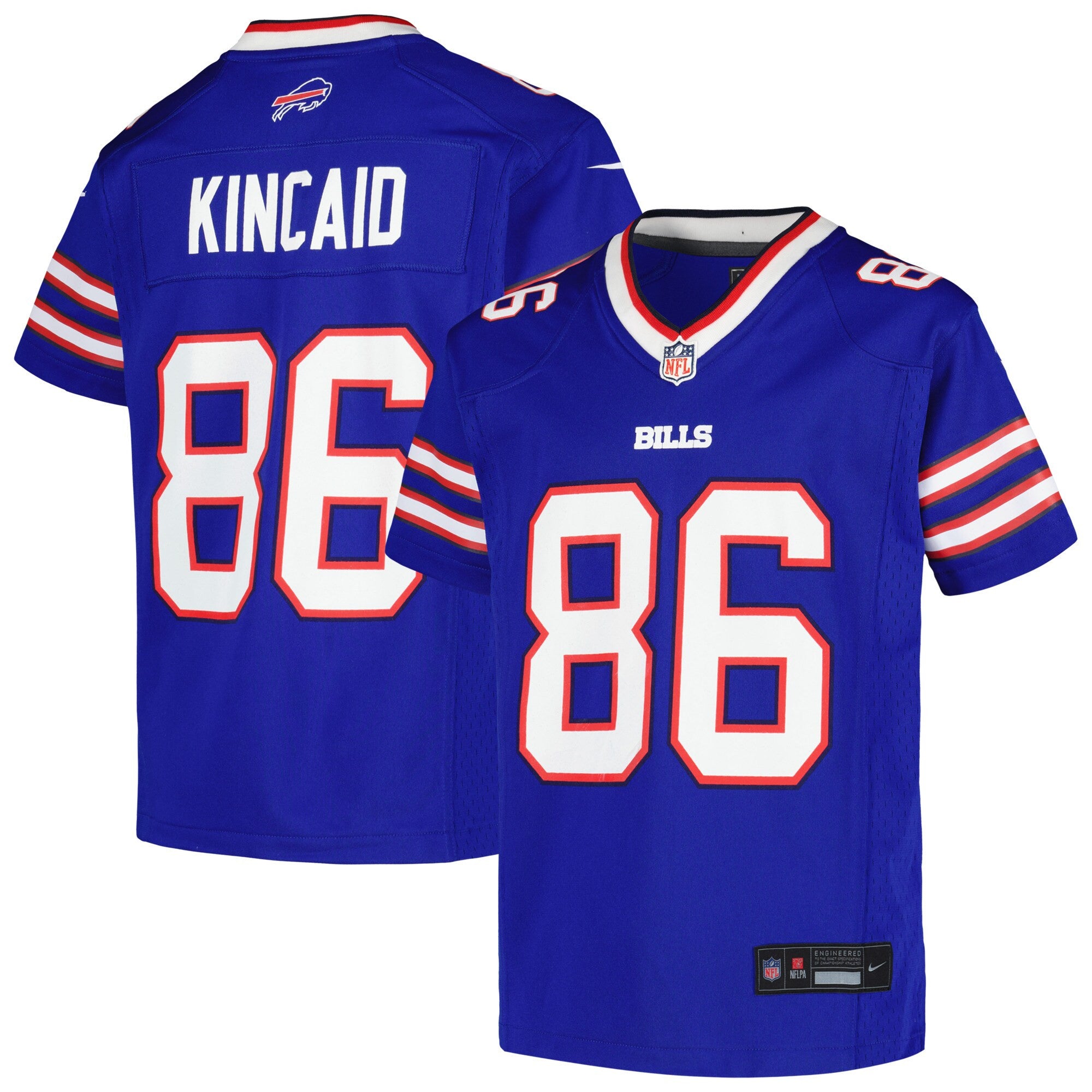 Dalton Kincaid Buffalo Bills royal jersey