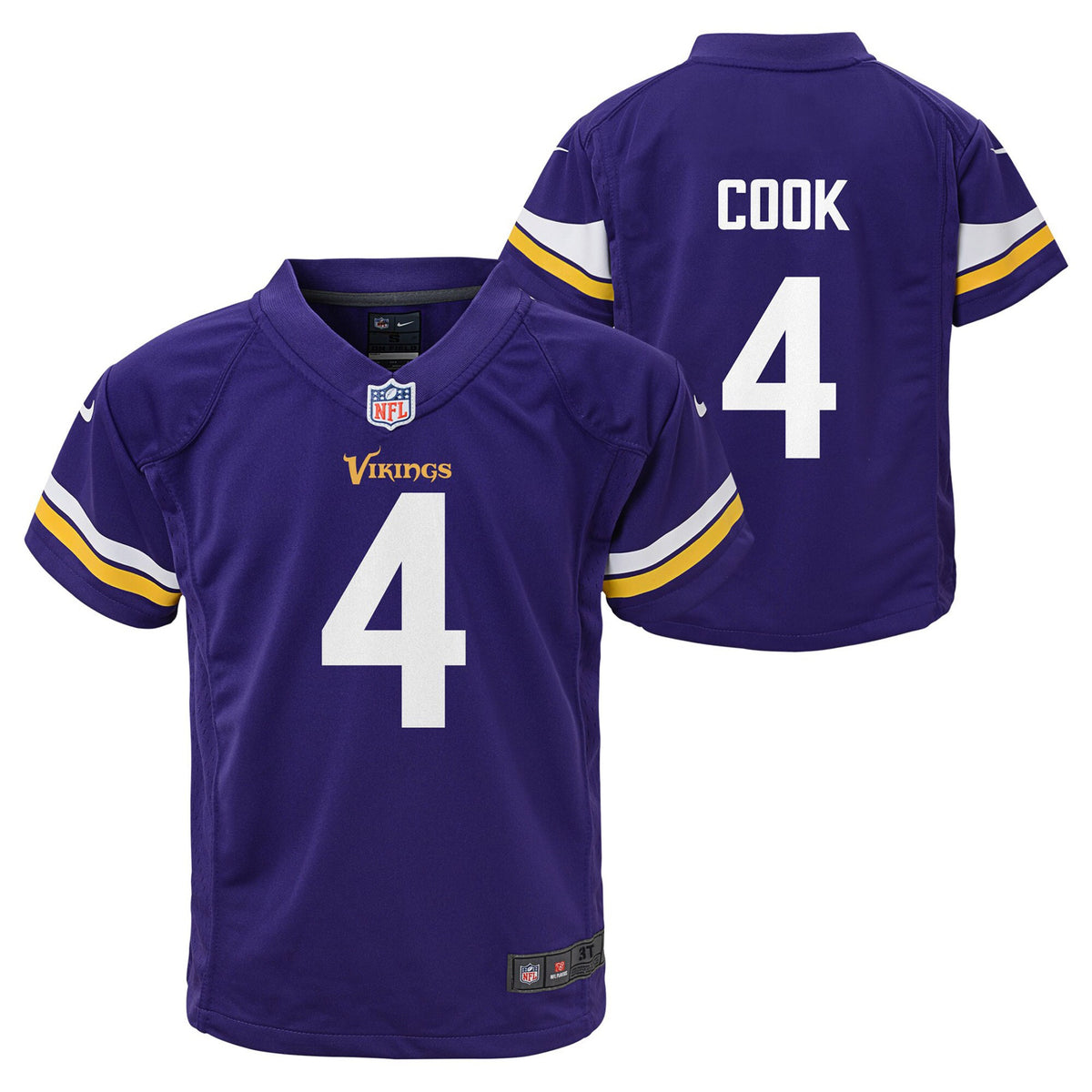 Dalvin Cook Preschool Minnesota Vikings purple jersey